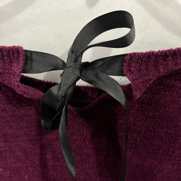 Talbots Women’s Crewneck Chenille Purple Sweater Size M - Picture 4 of 6